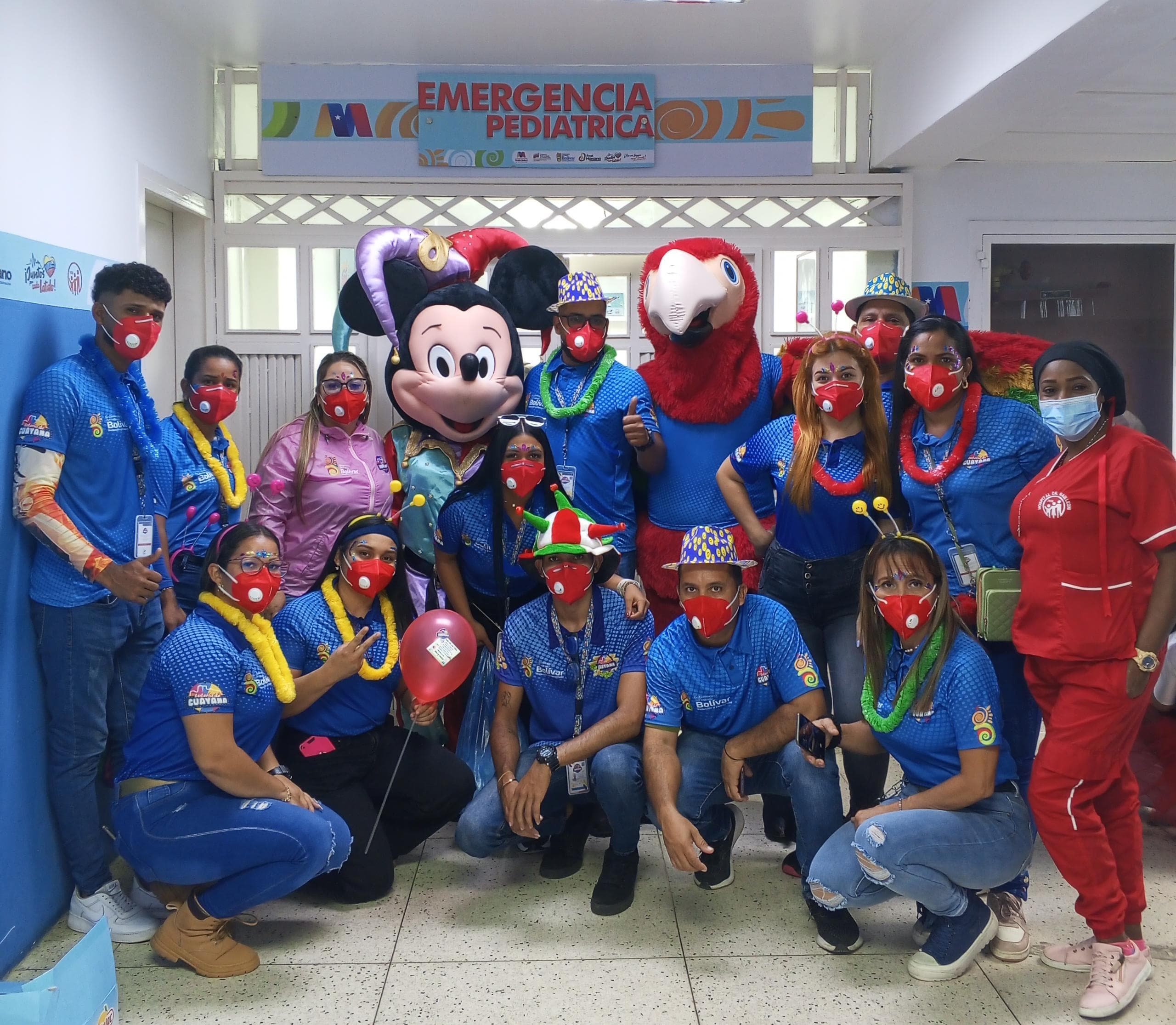 Lotería de Guayana llevó alegría a niños del Hospital Guaiparo